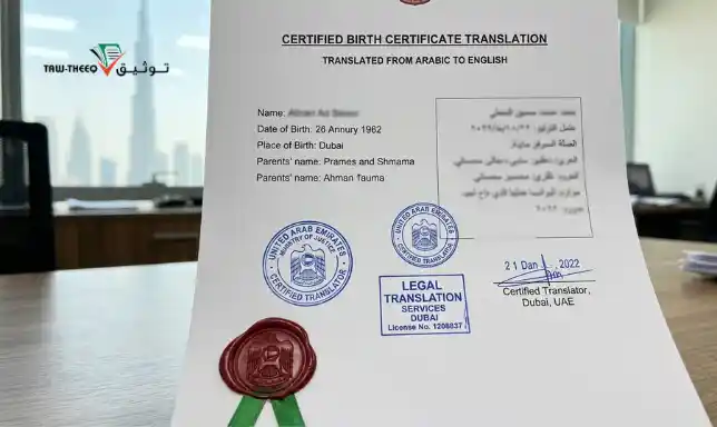 Birth Certificate Translation Services